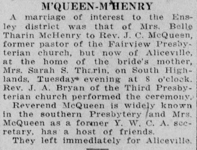 Belle Tharin McHenry-J.C. McQueen